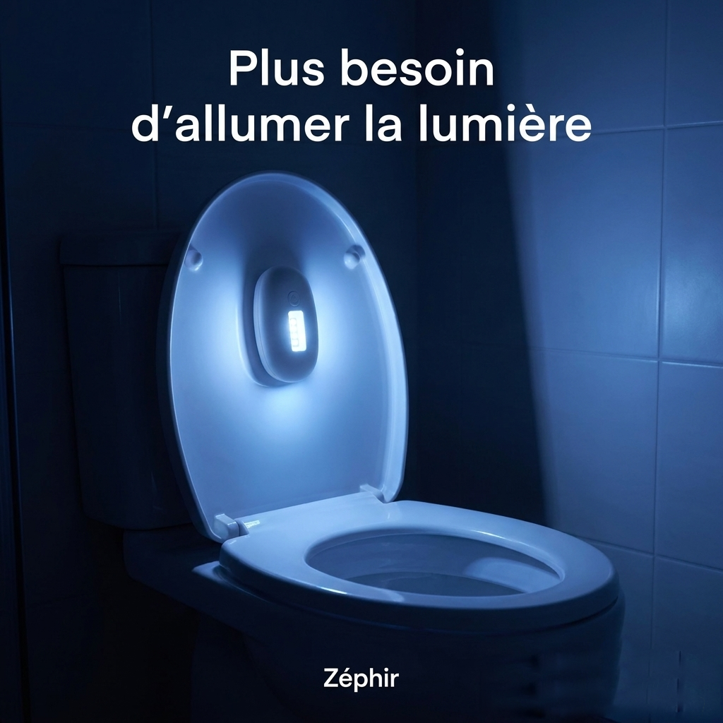 Zéphir – Stérilisateur UV WC avec Veilleuse Automatique