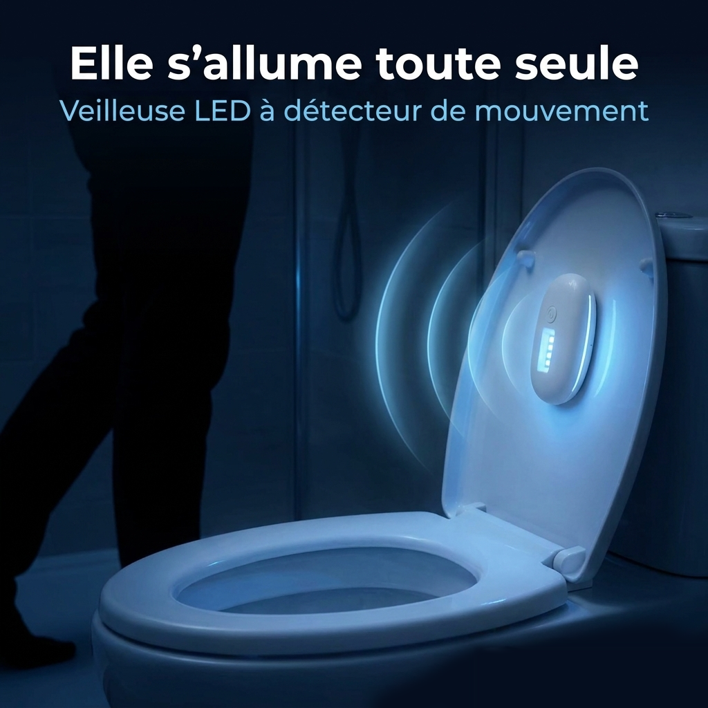 Zéphir – Stérilisateur UV WC avec Veilleuse Automatique